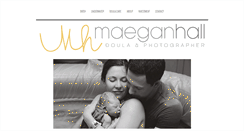 Desktop Screenshot of maeganhallphotography.com