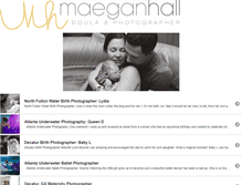 Tablet Screenshot of maeganhallphotography.com